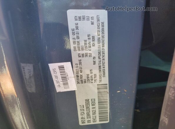 3C6MRVJG0ME556345 2025 RAM PROMASTER Gray Widok naklejki z numerem VIN