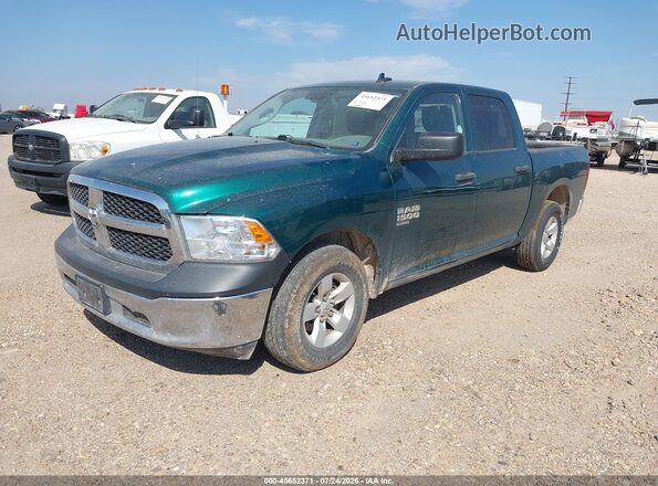 3C6RR6KG7LG186279 2020 RAM 1500 CLASSIC Green წინა მარცხენა ხედი სამი მეოთხედიდან