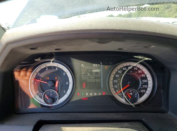 3C6RR6KT5GG150934 2016 RAM 1500 Черный Вид щитка приборов
