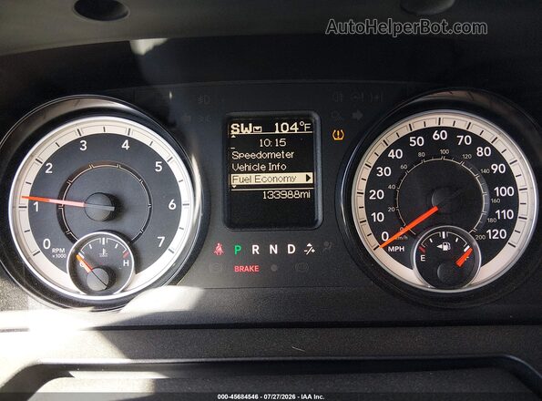 3C6RR6KT6GG352276 2016 RAM 1500 White Հետևի նստատեղերի տեսք