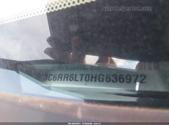 3C6RR6LT0HG636972 2017 RAM 1500 Black Engine compartment view