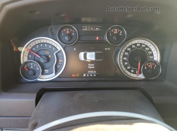 3C6RR6LT0JG146179 2018 RAM 1500 Black Instrument cluster view