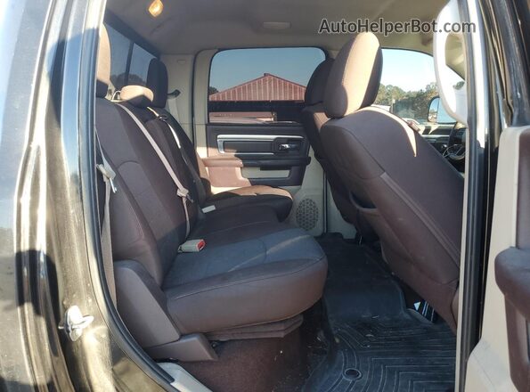 3C6RR6LT0JG146179 2018 RAM 1500 Black Rear seats view