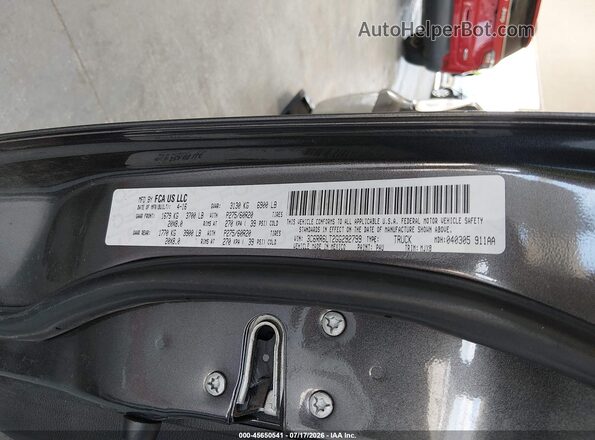 3C6RR6LT2GG292799 2016 RAM 1500 Gray Շարժիչի բաժամունքի տեսք