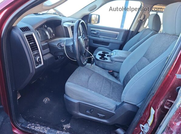 3C6RR6LT2HG563698 2017 RAM 1500 Maroon Vista interior delantera