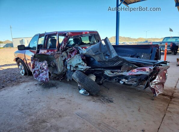 3C6RR6LT2HG563698 2017 RAM 1500 Maroon Trasero izquierdo