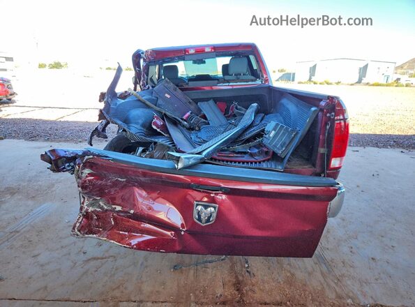 3C6RR6LT2HG563698 2017 RAM 1500 Maroon Vista trasera