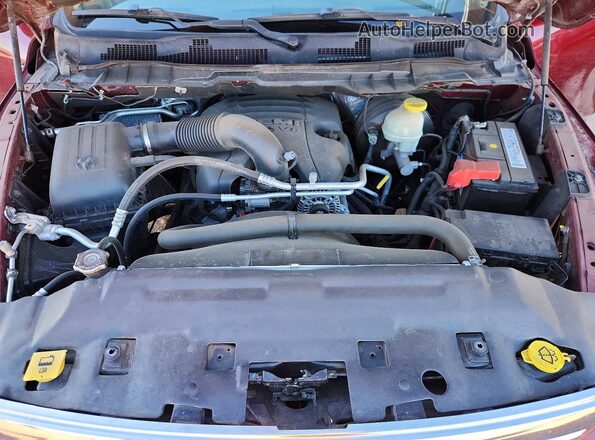 3C6RR6LT2HG563698 2017 RAM 1500 Maroon Vista interior trasera