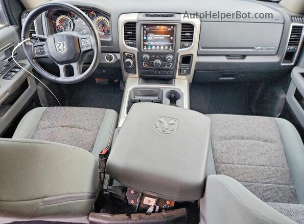 3C6RR6LT3HG787143 2017 RAM 1500 Blue Առջևի վահանակի տեսք