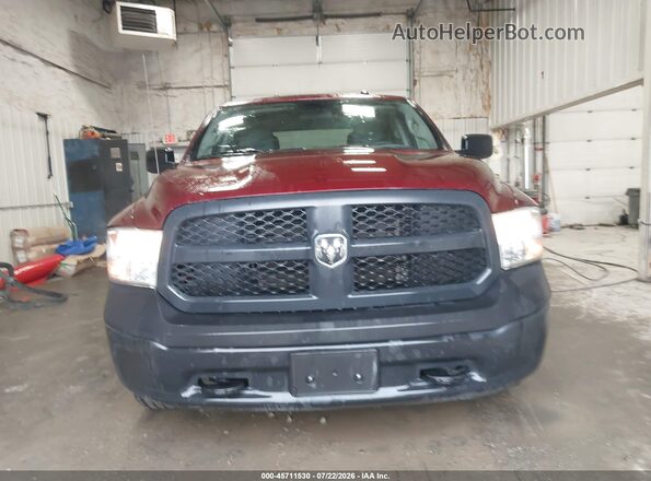 3C6RR7KG3KG567356 2019 RAM 1500 CLASSIC Maroon წინა ხედი