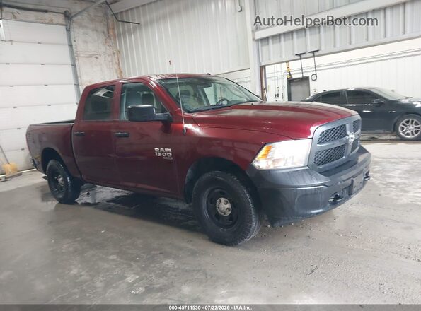 3C6RR7KG3KG567356 2019 RAM 1500 CLASSIC Maroon უკანა სალონის ხედი