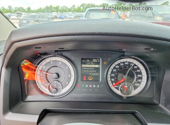 3C6RR7KG8NG310780 2022 RAM 1500 Красный Вид щитка приборов