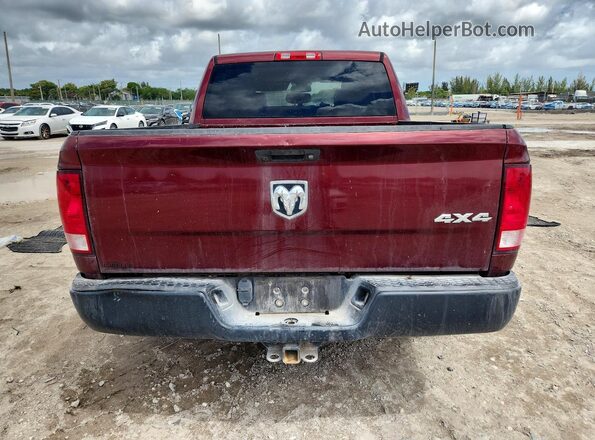 3C6RR7KT0JG178802 2018 RAM 1500 Red Հետևի տեսք