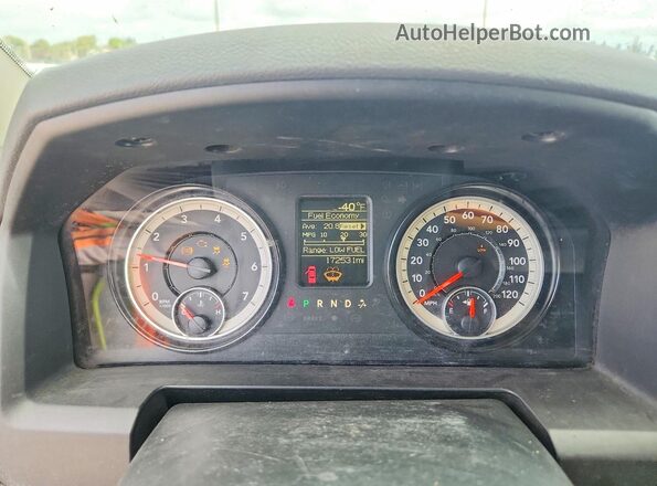 3C6RR7KT0JG178802 2018 RAM 1500 Red Սարքավորումների վահանակի տեսք