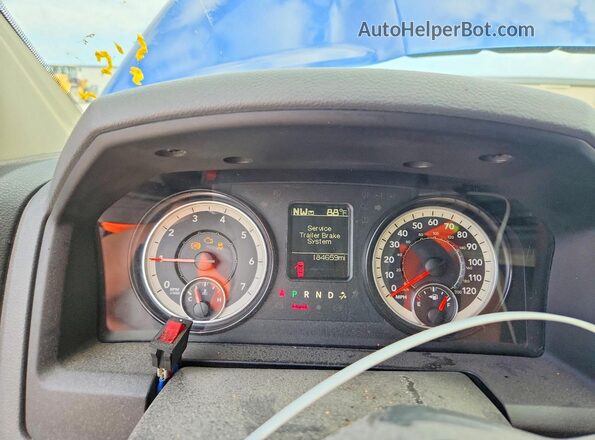 3C6RR7KT1GG163864 2016 RAM 1500 Blue Widok zestawu wskaźników