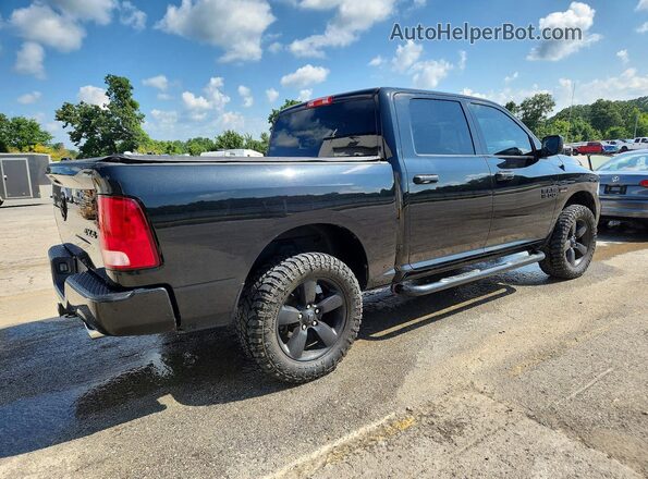 3C6RR7KT1HG574036 2017 RAM 1500 Черный Задняя правая четверть