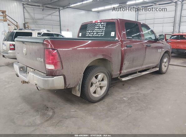 3C6RR7KT1HG788508 2017 RAM 1500 Maroon Tył prawy