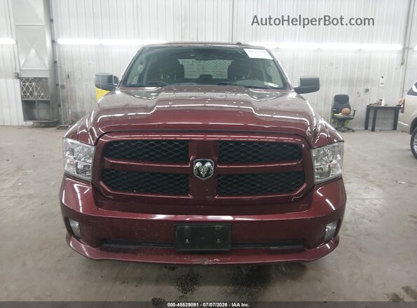 3C6RR7KT1HG788508 2017 RAM 1500 Maroon Widok wnętrza z tyłu