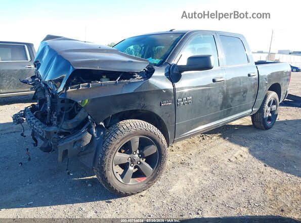 3C6RR7KT4GG345090 2016 RAM 1500 Black Առջևի ձախ երեք քառորդ տեսարան