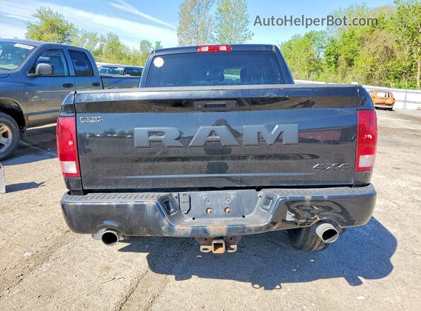 3C6RR7KT4KG730836 2019 RAM 1500 Black Вид ззаду