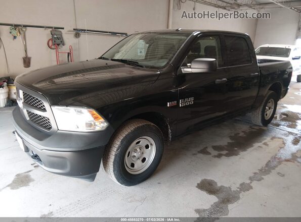 3C6RR7KT6GG338416 2016 RAM 1500 Black წინა მარცხენა ხედი სამი მეოთხედიდან