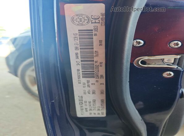 3C6RR7KT8JG165022 2018 RAM 1500 Blue Вид наклейки з VIN-кодом