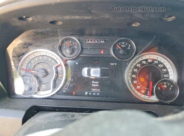 3C6RR7LT0HG525151 2017 RAM 1500 Blue Vista del cuadro de instrumentos