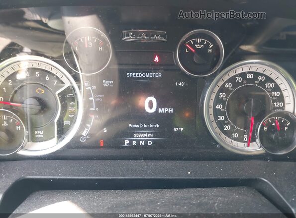 3C6RR7LT1GG360774 2016 RAM 1500 Black Vista de los asientos traseros