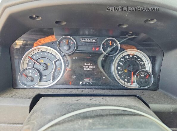3C6RR7LT2GG313754 2016 RAM 1500 Blue ხელსაწყოთა პანელის ხედი