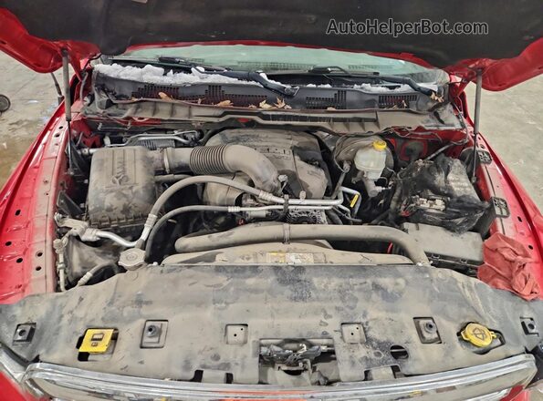 3C6RR7LT2GG318470 2016 RAM 1500 Red Rear interior view