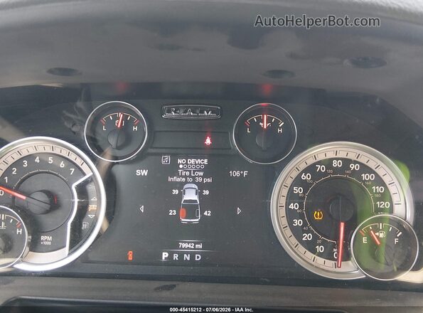 3C6RR7LT2HG790671 2017 RAM 1500 Gray Vista de los asientos traseros