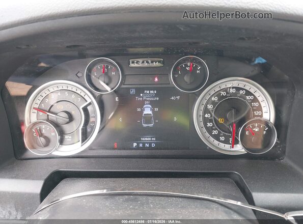 3C6RR7LT3GG214912 2016 RAM 1500 Red Rear seats view