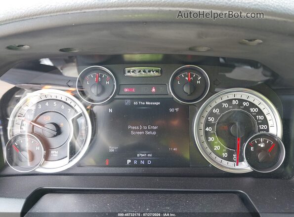 3C6RR7LT5GG194534 2016 RAM 1500 Серебряный Вид задних сидений