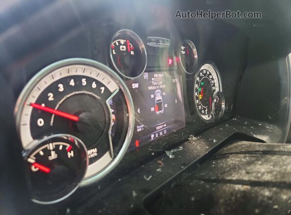 3C6RR7LT6GG207422 2016 RAM 1500 Black Սարքավորումների վահանակի տեսք
