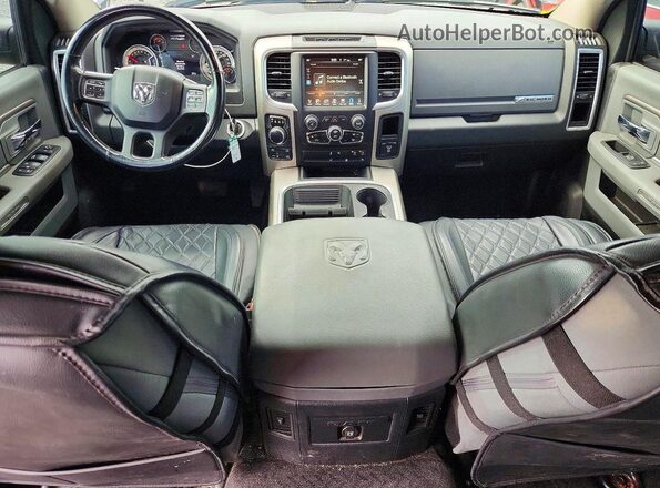 3C6RR7LT6HG524165 2017 RAM 1500 Gray Widok deski rozdzielczej