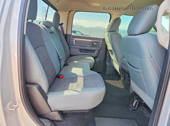3C6RR7LT8HG593293 2017 RAM 1500 Silver Rear seats view