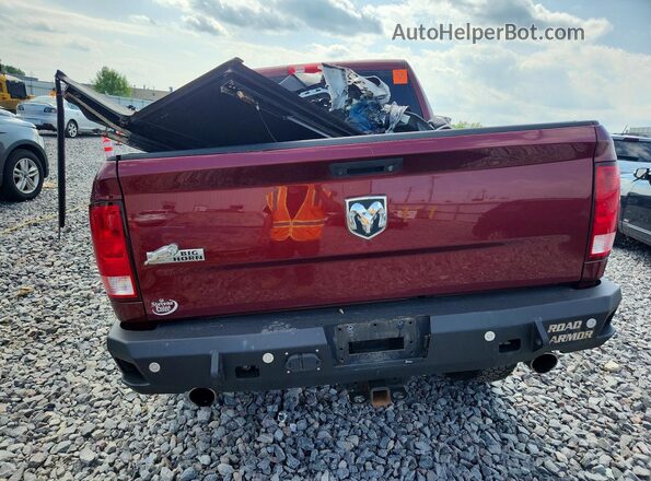3C6RR7LT8HG735058 2017 RAM 1500 Maroon Rear view