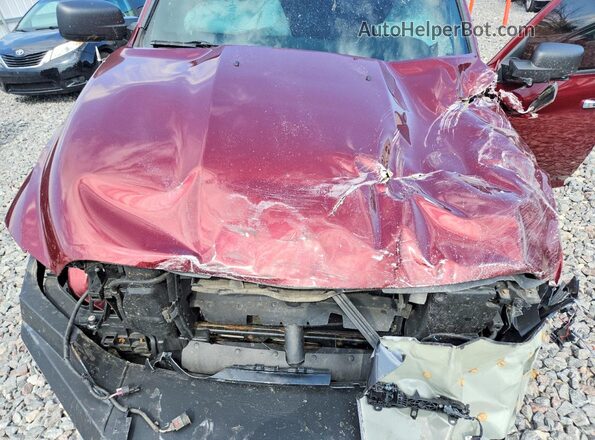 3C6RR7LT8HG735058 2017 RAM 1500 Maroon Rear interior view