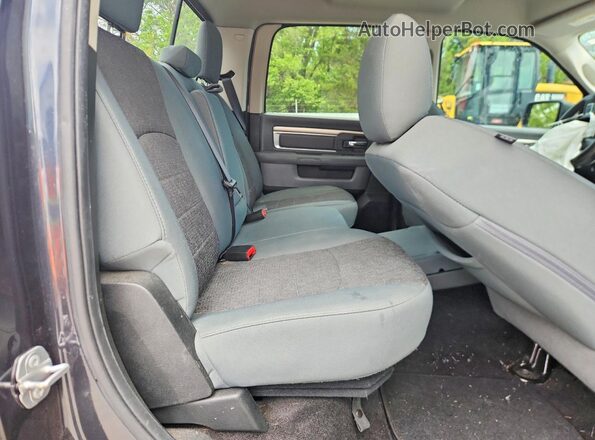 3C6RR7LT8JG171885 2018 RAM 1500 Gray Rear seats view