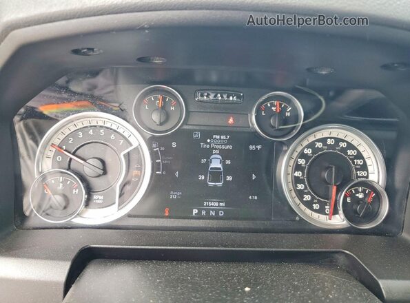 3C6RR7LT9GG301925 2016 RAM 1500 Gray ხელსაწყოთა პანელის ხედი