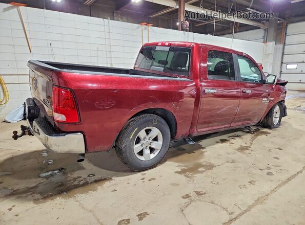 3C6RR7LT9KG619973 2019 RAM 1500 Burgundy Trasero derecho