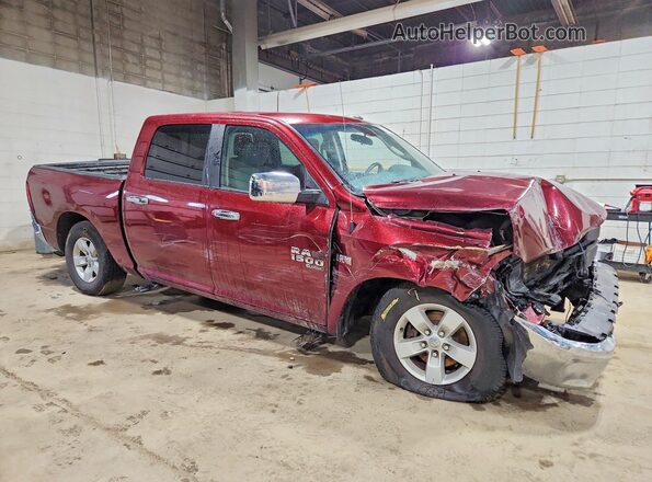 3C6RR7LT9KG619973 2019 RAM 1500 Burgundy Delantero derecho