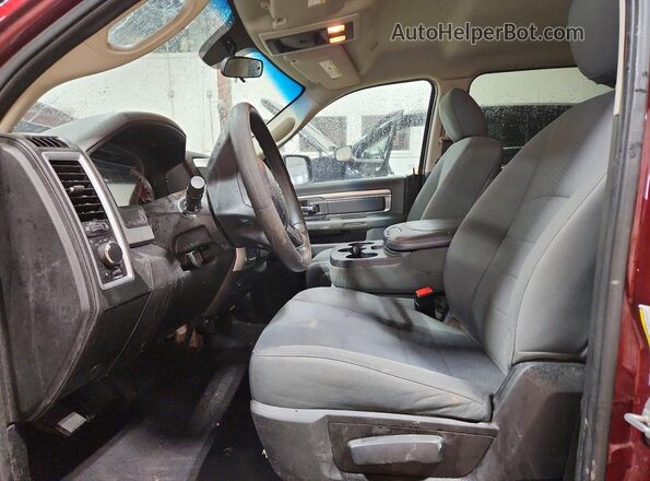 3C6RR7LT9KG619973 2019 RAM 1500 Burgundy Vista interior delantera