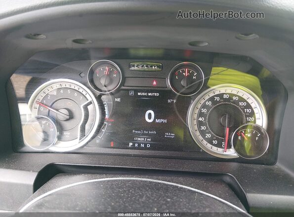 3C6RR7LTXHG746613 2017 RAM 1500 Blue უკანა სავარძლების ხედი