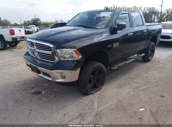 3C6RR7LTXJG130710 2018 RAM 1500 Black წინა მარცხენა ხედი სამი მეოთხედიდან