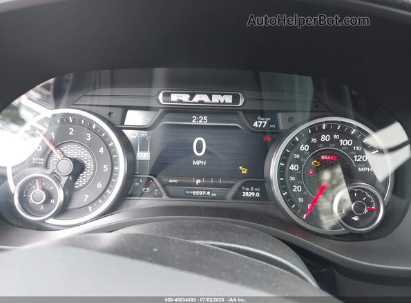 3C6SRFJP1T4181101 2026 RAM 1500 Gray Вид задніх сидінь