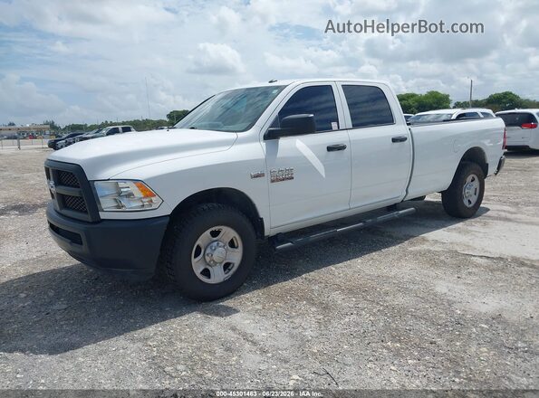 3C6TR4HT5JG356019 2018 RAM 2500 White Vista tres cuartos delantera izquierda