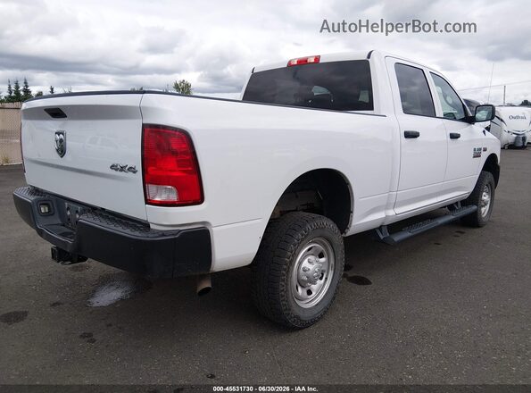 3C6TR5CTXJG306682 2018 RAM 2500 Белый Задняя правая четверть