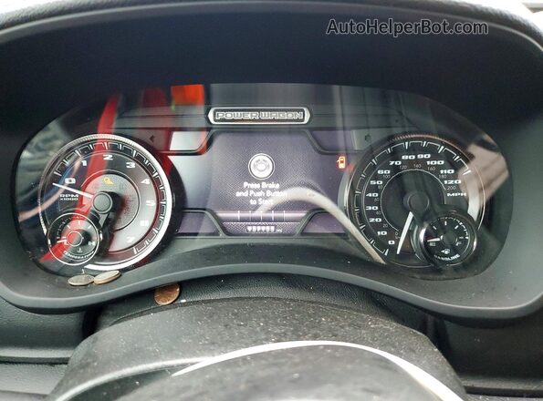 3C6TR5EJ0LG150134 2020 RAM 2500 Blue ხელსაწყოთა პანელის ხედი