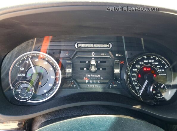 3C6TR5EJ6NG149475 2022 RAM 2500 Черный Вид щитка приборов